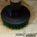 Drillbrush 5 inch Hex Medium Green Kitchen Brush cleaning linoleum tiles.