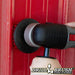 Drillbrush 5 inch Threaded Stiff Red Outdoor & Patio Brush cleaning metal siding.