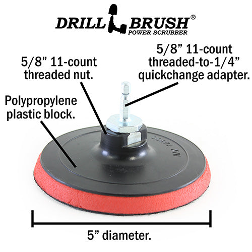 5 inch Velcro Backer Pad Driver for Drill