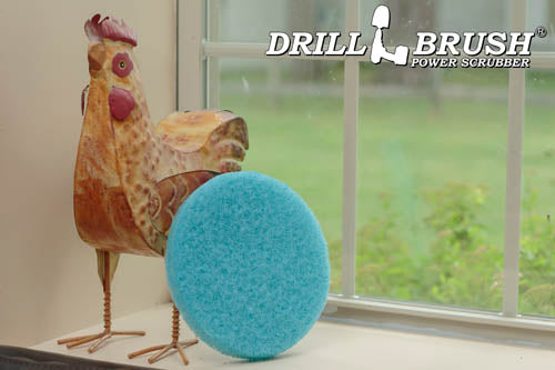 8 Inch Diameter Blue Medium Replacement Mild Scrub Pad