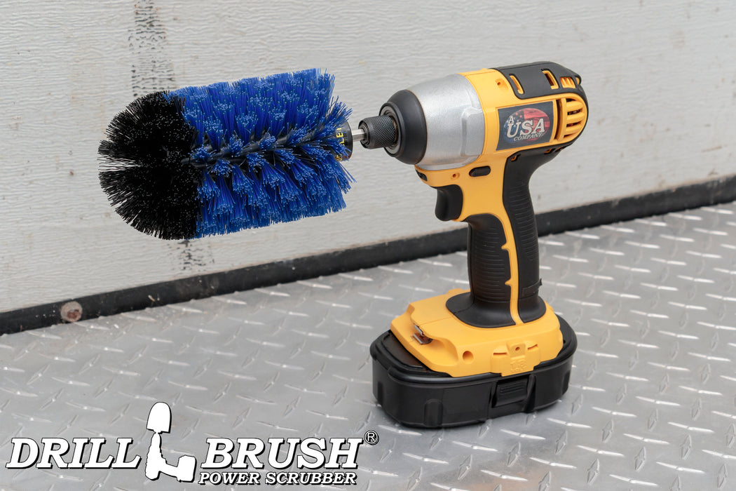 Jumbo Original Blue Brush - Medium Bristles - Marine & Pool Cleaning | J-S-B-QC-DB