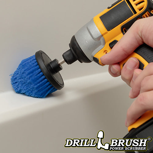 Blue Corner Brush - Medium Bristles - Cone Shaped - Marine & Pool Cleaning | C-S-B-QC-DB
