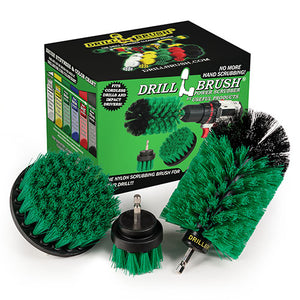 G-S-42O-QC-DB  Drill Brush 3 Piece Kit - Kitchen Cleaning