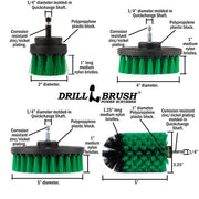 Specs for the Drillbrush E542J Medium Green Kitchen Brush Kit.