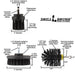 Specs for the Drillbrush 4OS-2L Ultra Stiff Black Grill & Industrial Brush Kit.