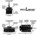 Specs for the Drillbrush 42J Ultra Stiff Black Grill & Industrial Brush Kit.