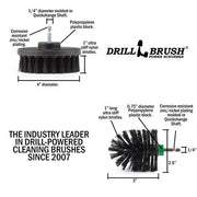 Specs for the Drillbrush 4M Ultra Stiff Black Grill & Industrial Brush Kit.