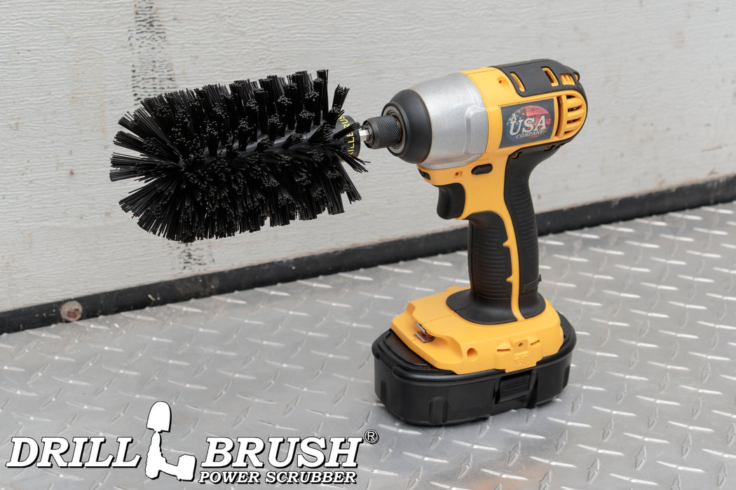 Jumbo Original Black Brush - Ultra Stiff - Heavy Duty Cleaning & Paint Removal | J-S-K-QC-DB