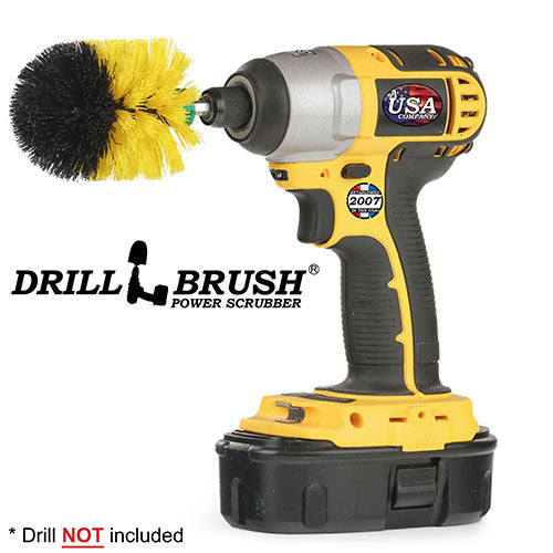 Mini Yellow Brush - Medium Stiffness - Bullet Shaped - Bathroom Fixtures & Showers | M-S-Y-QC-DB