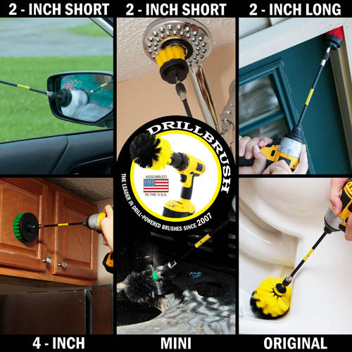 38 Piece Drillbrush Cleaning Kit - Soft, Medium, Stiff, & Ultra Stiff | 38pc-combo-QC-DB-A