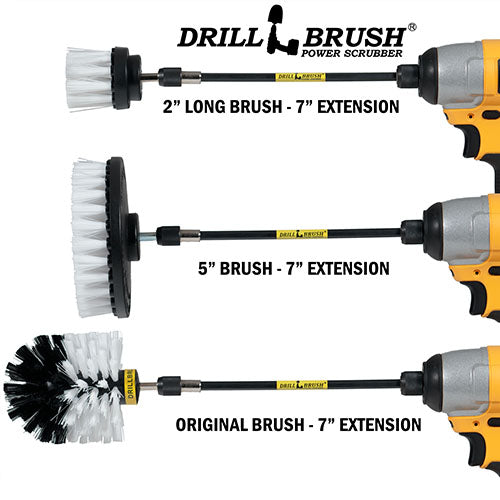 Ultimate White Brush Kit w/7in Ext. - Soft - Home & Auto | W-542OMS-2L-7X-QC-DB