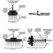 Specs for the Drillbrush 42J Soft White Home & Auto Brush Kit.