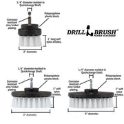 Specs for the Drillbrush 542 Soft White Home & Auto Brush Kit.
