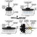 Specs for the Drillbrush 542O-7X Soft White Home & Auto Brush Kit.