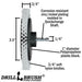Specs for the Drillbrush Soft White Home & Auto Edge Brush.