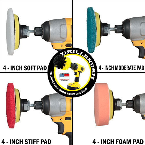 21-piece Yellow Brush Kit - Medium Bristles | Y-E542OMCS-P4-3WRB-2F-3V-5X-QC-DB