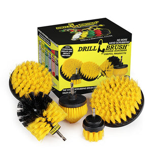 Drillbrush Bathroom Medium Yellow Drill Brush (4 Piece) - Town Hardware &  General Store